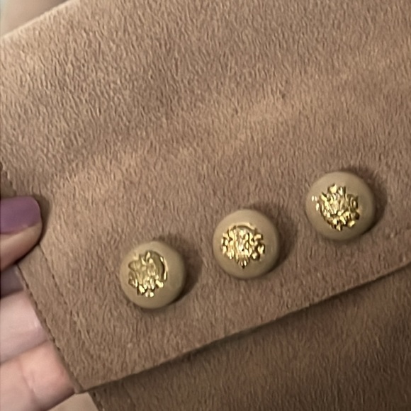 Amazing ULTRA SUEDE AMHERST COLLECTION Tan Long Duster Jacket - Picture 10 of 10